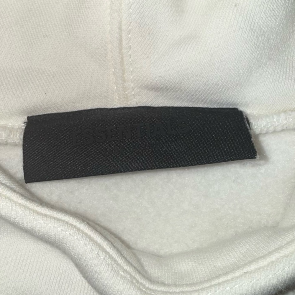 Fear of God ESSENTIALS men’s Cloud Dancer large Hoodie - Picture 5 of 13